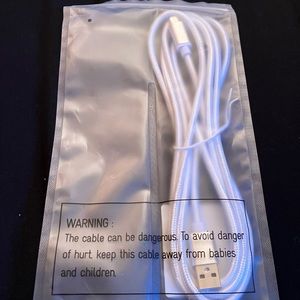 Brand new, charging cable free w purchase